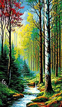 Het betoverde bos van het paradijs van Caspar M. Wunderweg