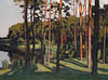 WALTER LEISTIKOW, Paysage de Märkisch, vers 1900