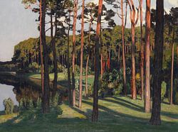 WALTER LEISTIKOW, Paysage de Märkisch, vers 1900