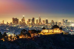 Los Angeles skyline van Remco Piet