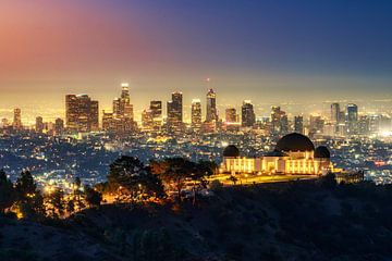 Ligne d'horizon de Los Angeles sur Remco Piet