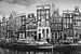 Panorama Amsterdamse gracht van Heleen van de Ven