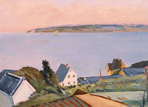 Fujishima Takeji~Uitzicht op Awajishima