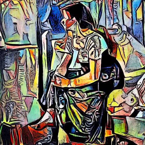 Morning (girl sitting on the bed)