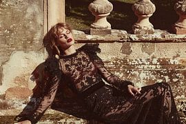 digitales fiktives Fantasieporträt Frau von Egon Zitter