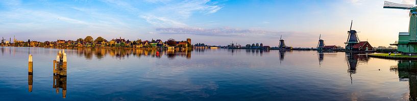 Zaandam and the Zaanse Schans, panoramic photo by Gert Hilbink