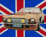 Aston Martin V8 Vantage voor de Union Jack van Jan Keteleer thumbnail