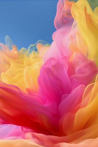 Fumée colorée