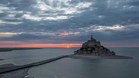 Mont Saint-Michel at sunset by Easycopters thumbnail