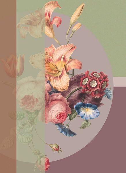 Stilleven bloemen van Moonheart Artworks