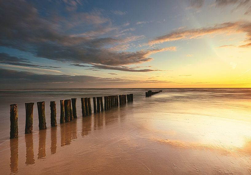 gouden reflectie bij de kerf van peterheinspictures