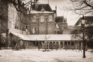 Mariaplaats in de sneeuw