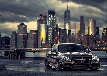 Mercedes c63 amg van Moritz Uebe