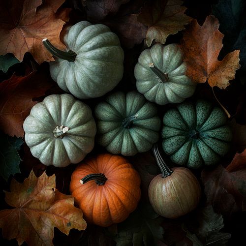 Pompoen variëteit herfst