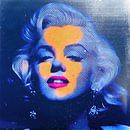 Marilyn Monroe Deep Water Blue 32 Colours Game von Felix von Altersheim Miniaturansicht