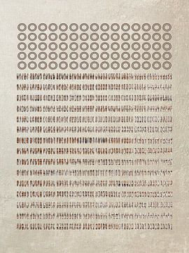 Japandi Art: Texturen op beton van Studio Pieternel