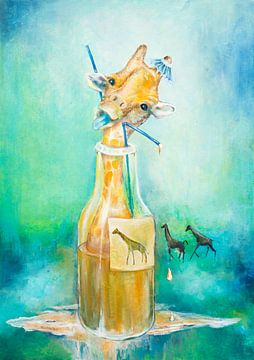 Giraffe in a bottle: Bajka by Anne-Marie Somers