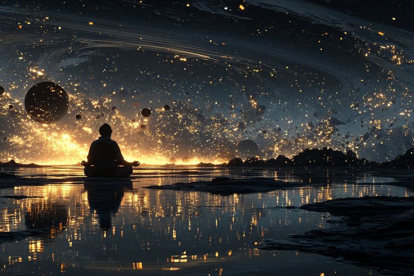 Meditation über das geistige Leben am Abend von Egon Zitter