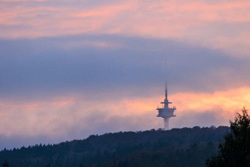 TV tower in evening light by Horst Husheer