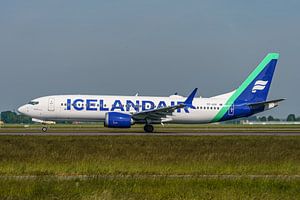 Start der Icelandair Boeing 737 MAX 8. von Jaap van den Berg