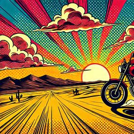 Freiheit auf zwei Rädern von MotorPoster