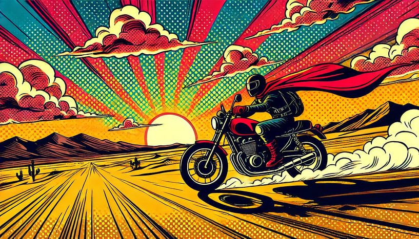 Freiheit auf zwei Rädern von MotorPoster