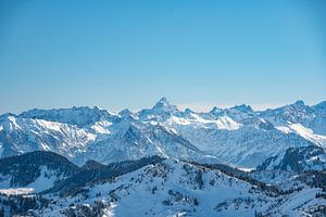 Hochvogel im Winter von Leo Schindzielorz