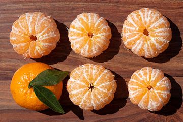 gepelde mandarijnen van Ulrike Leone