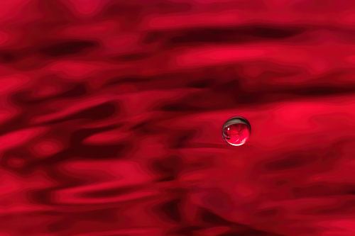Druppel rood
