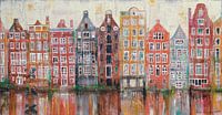 Amsterdam Damrak von Atelier Paint-Ing Miniaturansicht