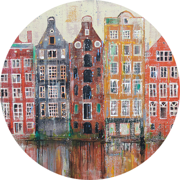 Amsterdam Damrak van Atelier Paint-Ing