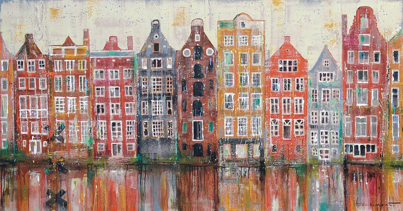 Amsterdam Damrak von Atelier Paint-Ing