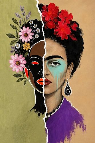 Frida en morceaux sur PixelMint.