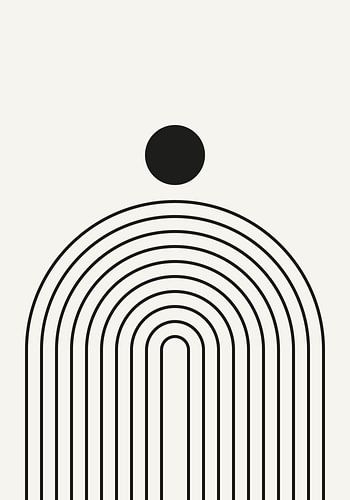 Retro 1920 vintage geometrische vorm in Bauhaus-stijl 1_5