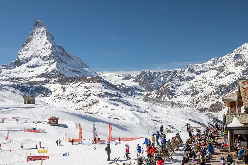 Skipisten am Matterhorn von t.ART