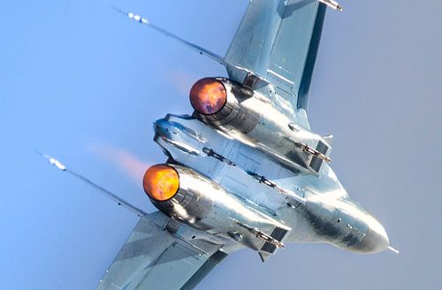 Su Flanker mit tollen Nachbrennern