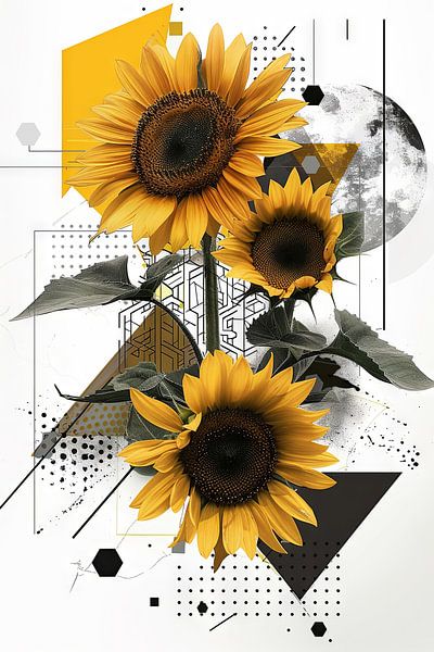 Sunflowers by Poster Art Shop
