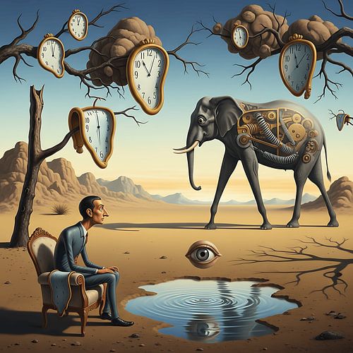 Traum jenseits der Realität – Surrealismus-Kunstdruck