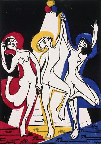 La danse des couleurs, Ernst Ludwig Kirchner 1933