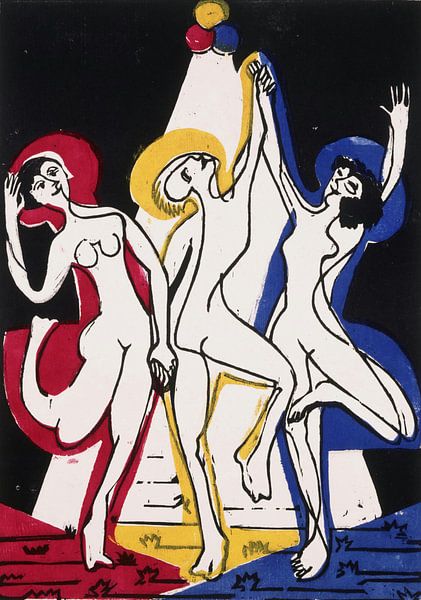 Farben-Tanz, Ernst Ludwig Kirchner1933 von Atelier Liesjes