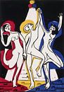Farben-Tanz, Ernst Ludwig Kirchner1933 von Atelier Liesjes Miniaturansicht
