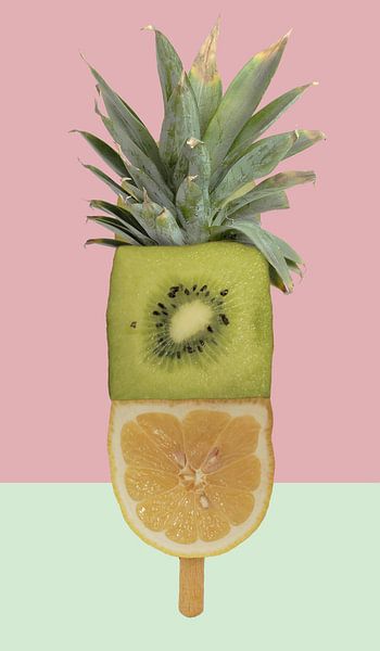 glace aux fruits ananas kiwi par moma design