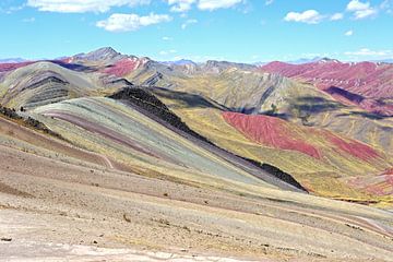 The Rainbow Mountains in Peru by Gerhard Albicker