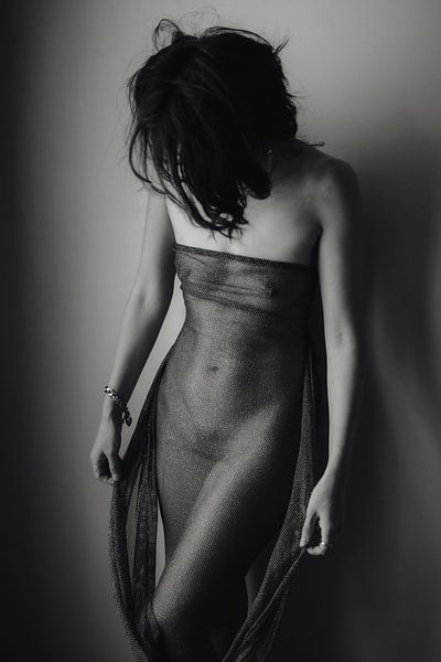 Elegantie in de schaduw - vrouwelijkheid in zwart en wit van NZME Photography