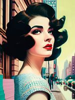 Retro, digital painting