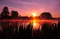 Achterhoekse zonsondergang bij de Oude IJssel