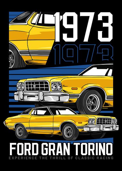 Ford Grand Torino Muscle Car von Adam Khabibi
