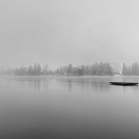 Between silence and fog at Kochelsee by Christina Bauer Photos