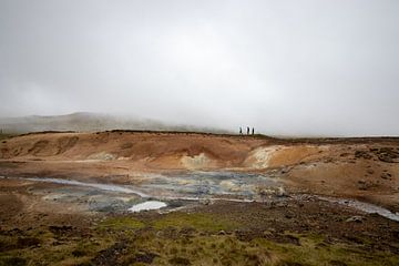 View of geothermal area Seltún in Iceland | Travel photography by Kelsey van den Bosch