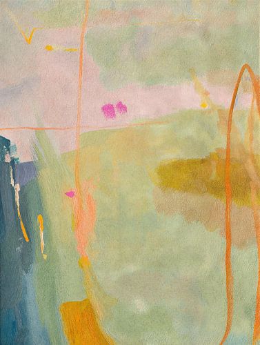 Modern und abstrakt in Pastellfarben